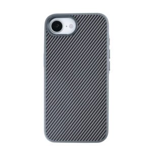 Rixus Mag Carbon With MagSafe Compatible For Apple iPhone 16e, 17e Titanium Grey