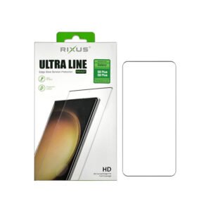 Rixus Clear HD Ultra Line Tempered Glass For Samsung Galaxy S8 Plus, S9 Plus