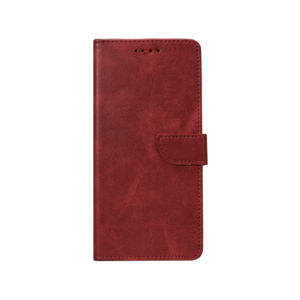 Rixus Bookcase For Samsung Galaxy A40 Dark Red