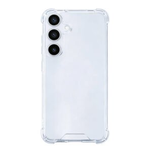 Rixus Anti-Burst Case For Samsung Galaxy S24, S25 Transparent