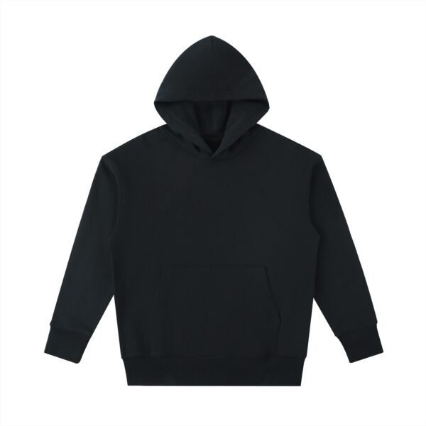 Heavyweight Cotton Hoodie 530gsm — Black