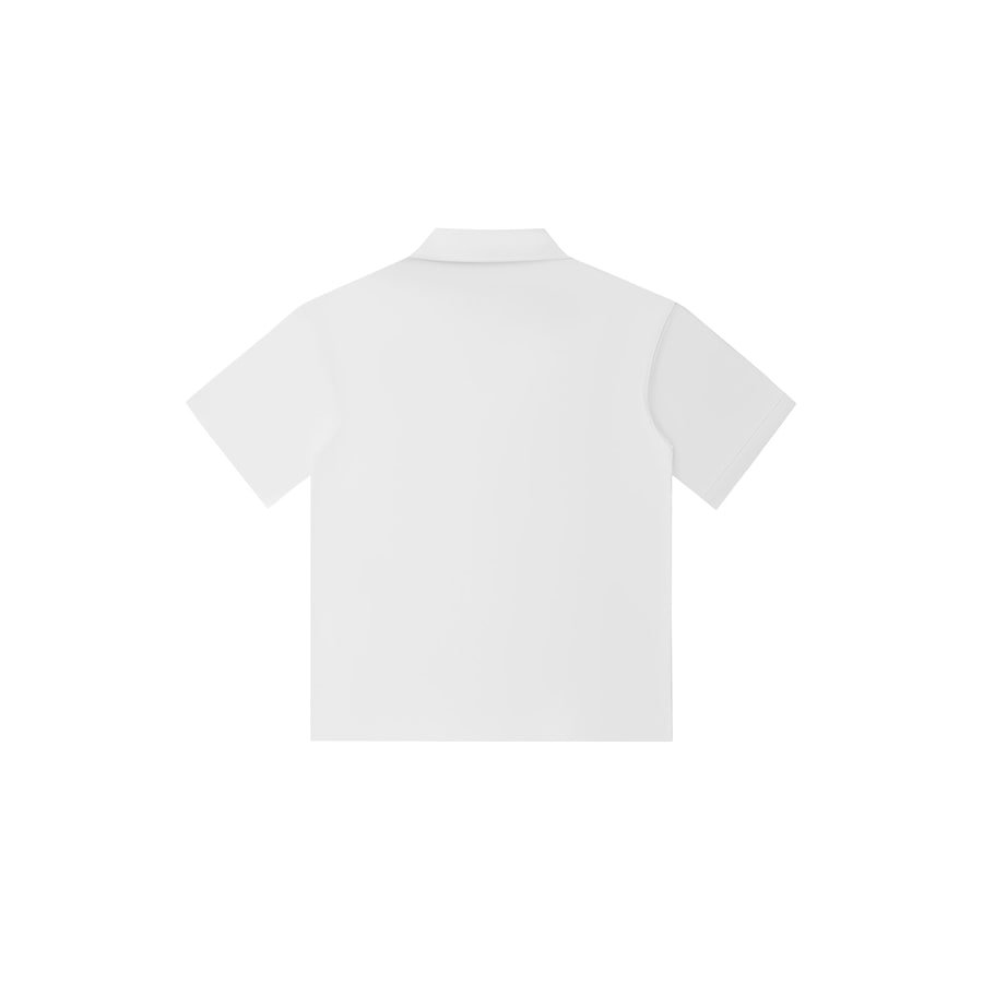 The Polo in White — back view