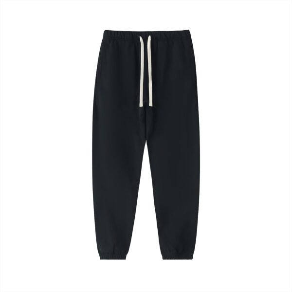 Heavyweight Cotton Sweatpants 530gsm — Black
